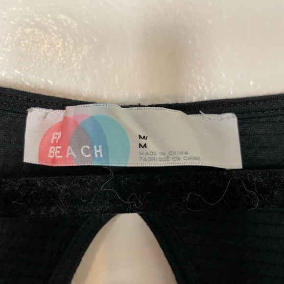 Open Back Black Free People Top - M - Picture 3 of 3